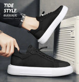 Noxwear - Mens Canvas Shoes 2025 Summer New Comfortable Breathable Casual Board Shoes Platform Heightening Sneakers Men zapatillas hombre