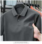 Noxwear - Men's 100% Cotton Polo Shirt - Summer Casual Breathable Tee,19 Colors,Ideal for Golf and Sports,Business Casual,Silk-Like Finish