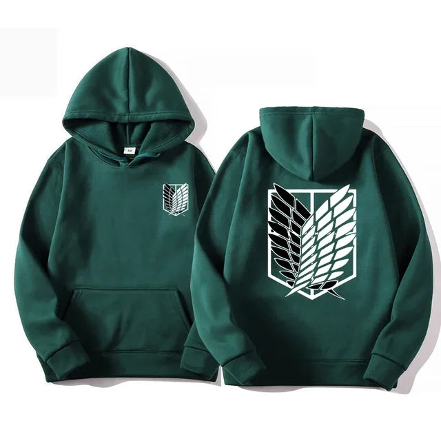 Noxwear-Japan Anime Attack on Titan Men Hoodies Spring Autumn Hip Hop Casual Pullover Top Hoodie Fashion Sweatshirts Jogging Sportswear
