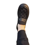 Noxwear - 2025 Autumn New British Style Mens Casual Shoes Fashion Trend Board Shoes Male Flat Shoes Platform Business Casual Loafers Mens