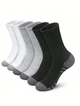 Noxwear - 12Pairs Men's Outdoor Gym Socks High Quality Comfortable Soft Ground-Gripping Football Large Size New Style