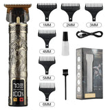 Noxwear - T9 LCD Electric Hairdresser Oil Shaving Head Electric Pusher Carving