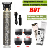 Noxwear - Vintage T9 Hair Clipper Beard Shaving Body Hair Trimmer Clippers Electric Men Haircut Machine 0mm Barber Shaver