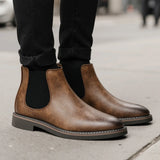 Noxwear - 2026 Men Chelsea Boots Ankle Boots For Men Retro Comfortable Brand Retro Fashion