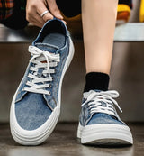 Noxwear - 2026 Trend Men's Casual Canvas Shoes Flats Shoe Hot Korean Style Men Board Shoes Lightweight  Breathable Walking Footwear Hombre