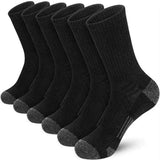 Noxwear - 12Pairs Men's Outdoor Gym Socks High Quality Comfortable Soft Ground-Gripping Football Large Size New Style