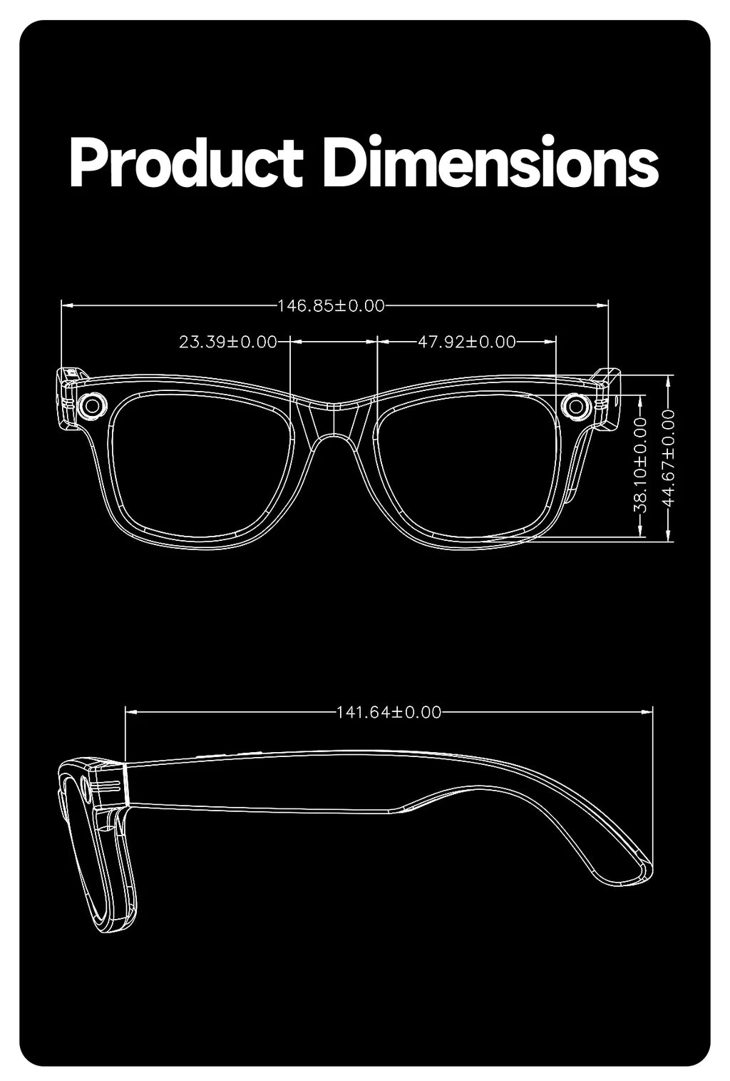 Noxwear - New 800W Camera AI Glasses Men Color-Changing Smart Translation Glasses Photo Video Recording Waterproof Call Smart Sunglasses