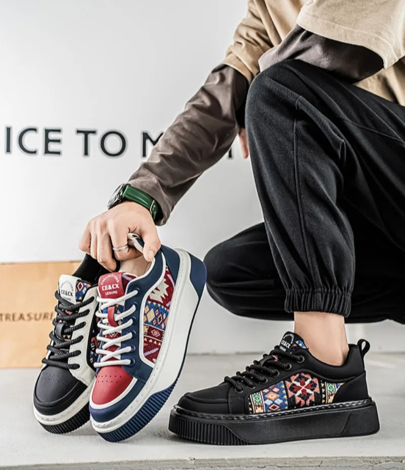 Noxwear - Men Casual Shoes 2025 New Spring Casual Sports Shoe Luxury Comfortable Trend Men's Board Shoes fashionble Sneaker Male Footwear