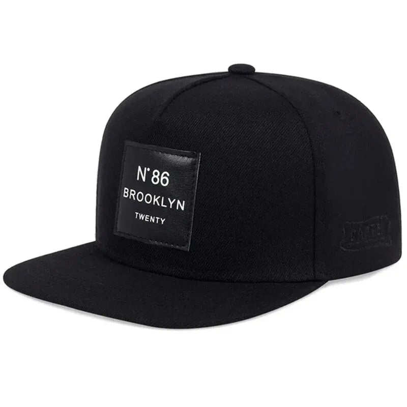 Noxwear - Unisex Brooklyn Print Label Embroidery Hip-hop Hats Outdoor Adjustable Casual Baseball Caps Sunscreen Hat