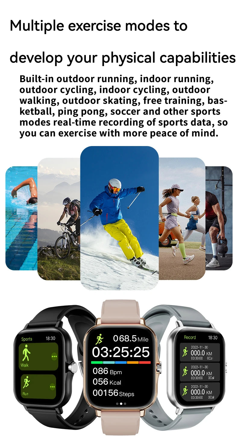 Noxwear - LAXASFIT 2026 New Y13 Pro Max Smart Watch Gift Full Touch Screen Sports Fitness Watch Bluetooth Talk Digital Smartwatch