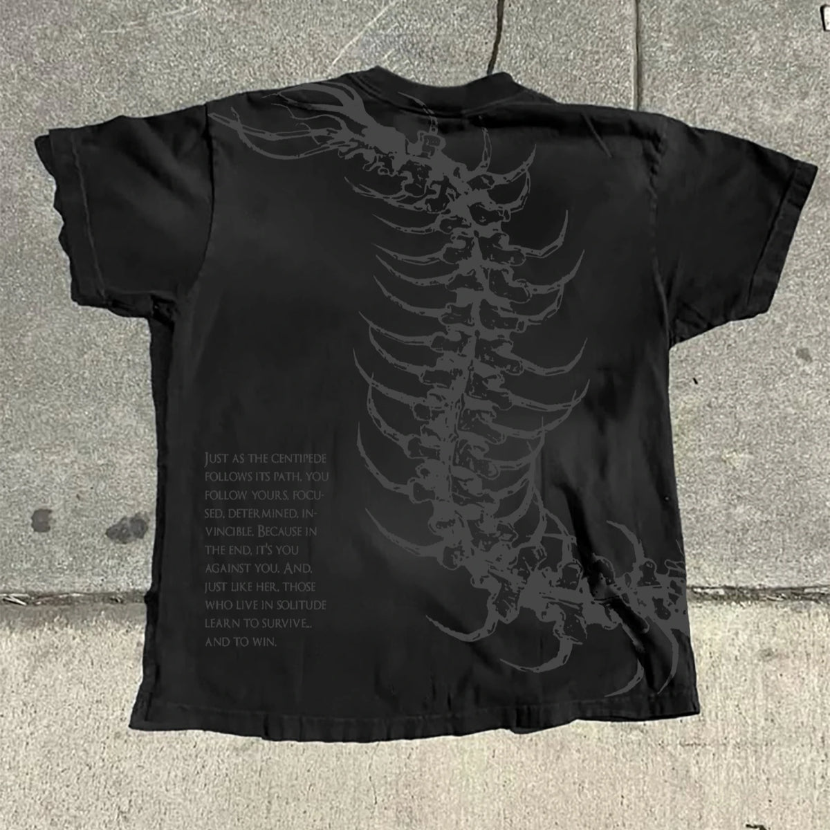 Noxwear - Dark Centipede Skeletal Tee