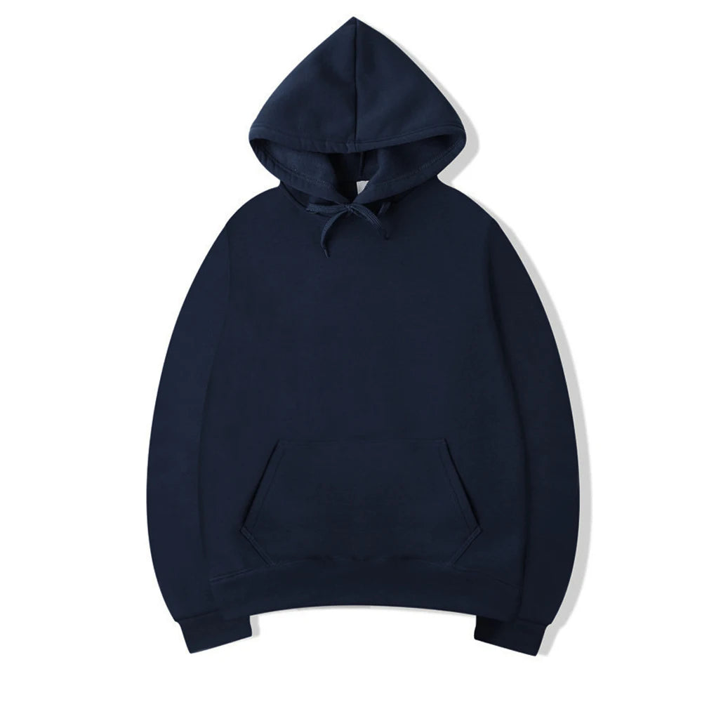 Noxwear - Hoodies Women Pullover Spring Autumn Casual Hoodie Sweatshirts Solid Color Hoodies Oversize Black Sweatshirt For Male