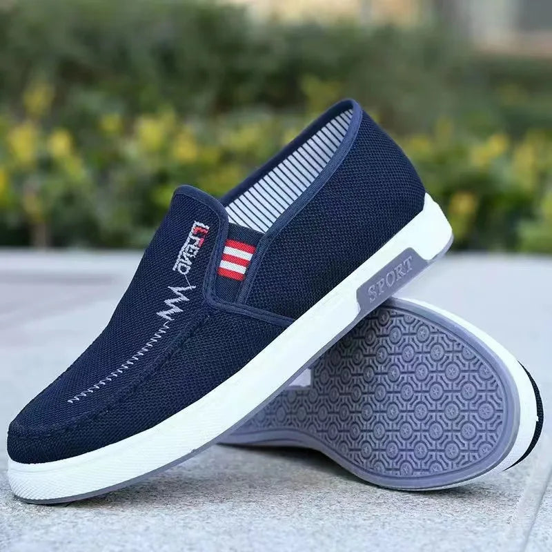 Noxwear - Men Shoes Breathable Canvas Sneakers