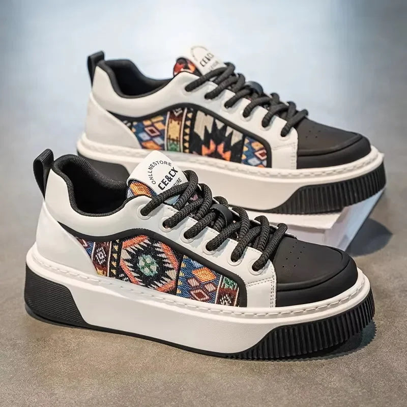 Noxwear - Men Casual Shoes 2025 New Spring Casual Sports Shoe Luxury Comfortable Trend Men's Board Shoes fashionble Sneaker Male Footwear
