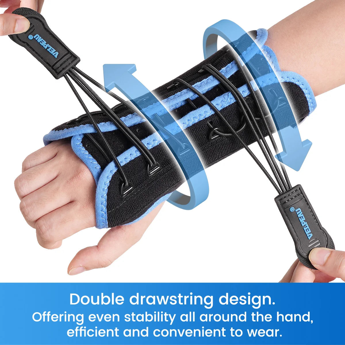 Noxwear - VELPEAU Wrist Brace for Carpal Tunnel, Arthritis, Tendonitis, Sprain, Injuries and Pain Relief, Wrist Splint for Women Men