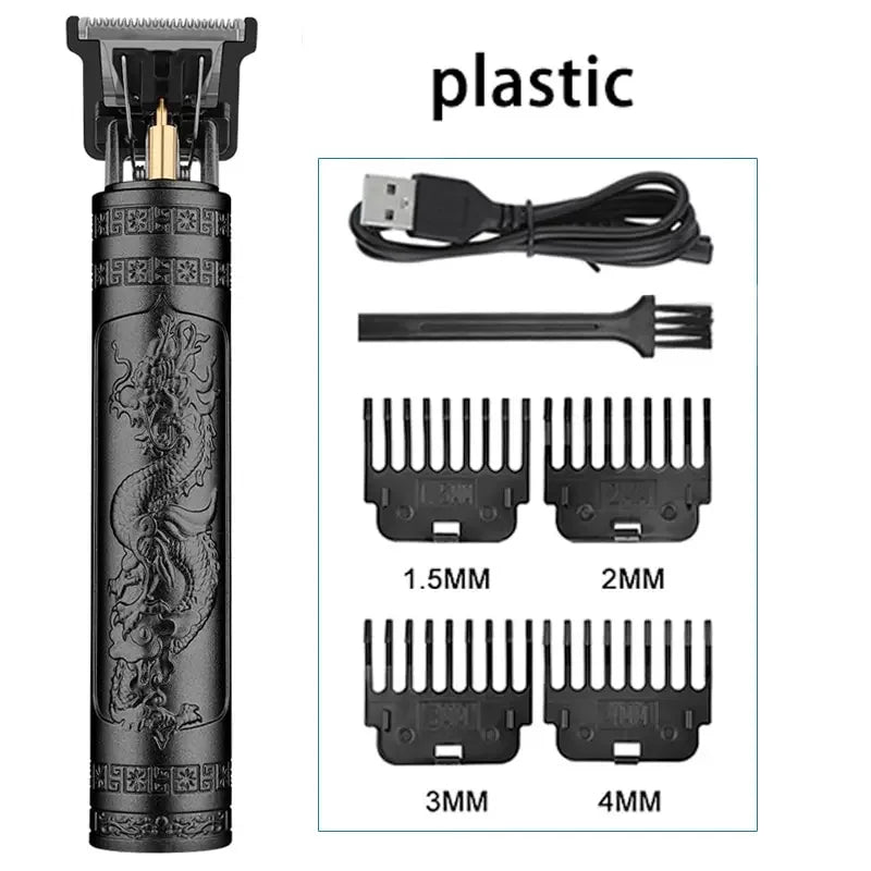 Noxwear - T9 LCD Electric Hairdresser Oil Shaving Head Electric Pusher Carving