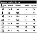 Noxwear - 6xl Retro Gothic Evil Angel Print Hip Hop Hoodie for Men Y2k Punk Casual Loose Pullover Women Streetwear Sweatshirt Hoodies
