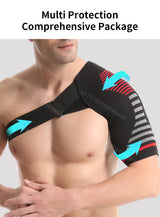 Noxwear - Shoulder Support Brace for Men Women Shoulder Support Orthopedic Sleeve Wrap Rotator Cuff Tendonitis Fits Right & Left Shoulder