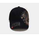Noxwear - Chinese Style Dragon Pattern Baseball Hat For Men And Women, Versatile National Tide Cap, Hip Hop Hip Hop Skateboarding, Cool