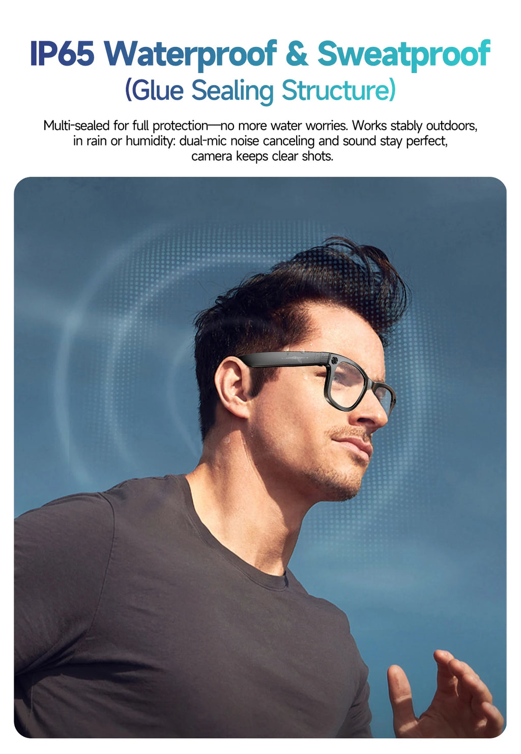 Noxwear - New 800W Camera AI Glasses Men Color-Changing Smart Translation Glasses Photo Video Recording Waterproof Call Smart Sunglasses