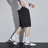Noxwear - Summer Men's Cargo Shorts Casual Baggy Multi-Pockets Streetwear Shorts Male Fashion Loose Overalls Shorts Male Plus Size