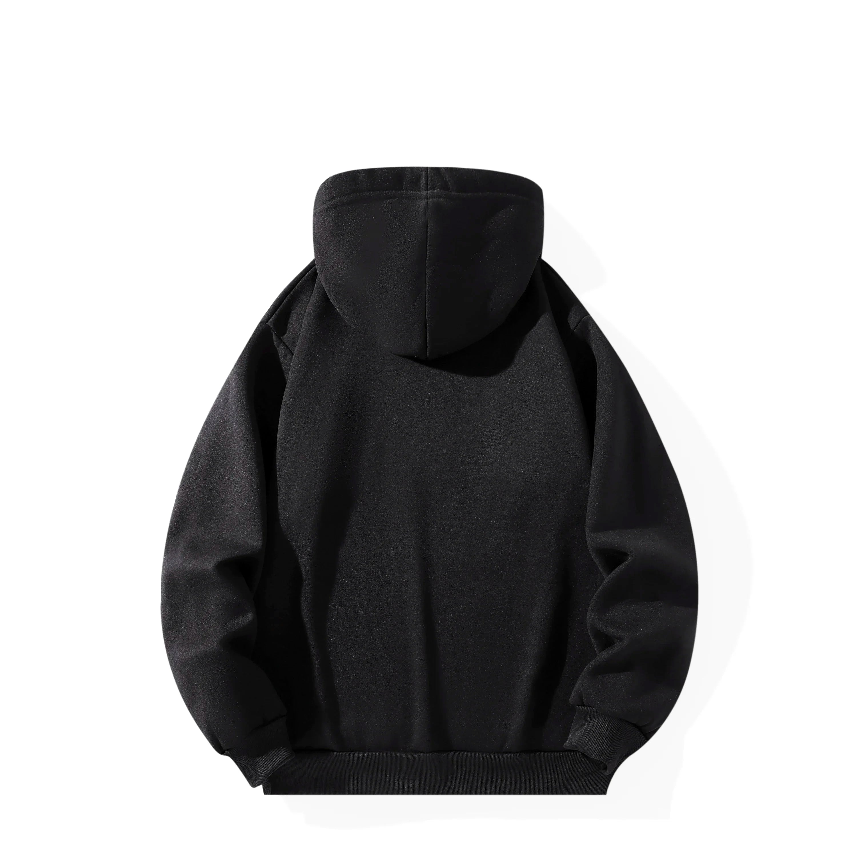 Noxwear - Men's Casual Thicken Hoodies Autumn Winter Long Sleeve Pullover Fashion Loose Solid Color Sweatshirt Spring Warm Outdoor Hoody
