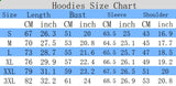 Noxwear - New autumn and winter men's hoodie sweatshirt geometric pattern printing adult street casual fashion loose long-sleeved top