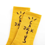 Noxwear - Chaussettes d'équipage Cactus Jack en coton pour hommes, 3 paires/boîte, livraison gratuite