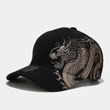 Noxwear - Chinese Style Dragon Pattern Baseball Hat For Men And Women, Versatile National Tide Cap, Hip Hop Hip Hop Skateboarding, Cool