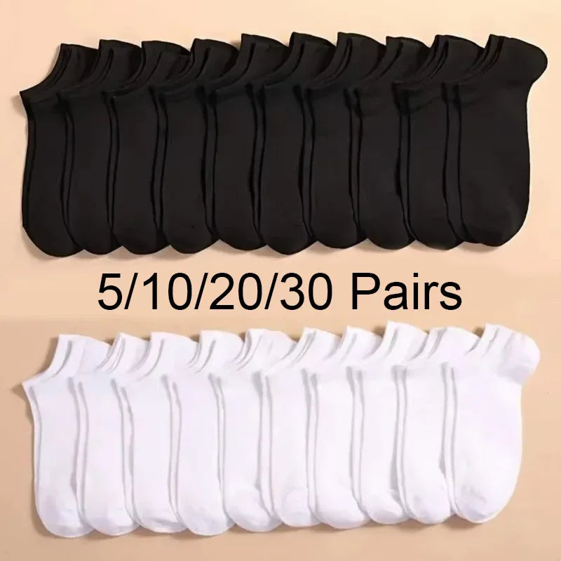 Noxwear - Breathable Anti-Odor Ankle Socks – 5/10/20/30 Pack