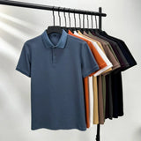 Noxwear - Men's 100% Cotton Polo Shirt - Summer Casual Breathable Tee,19 Colors,Ideal for Golf and Sports,Business Casual,Silk-Like Finish