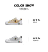 Noxwea - New Shoes for Men Leather Casual Shoes Trend Flat Skateboard Shoes Youth Street Cool Lace-up Sneaker