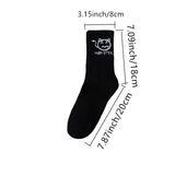 Noxwear - 10 pairs of men's sports socks, casual, breathable, and versatile. Ghost face graffiti personalized socks