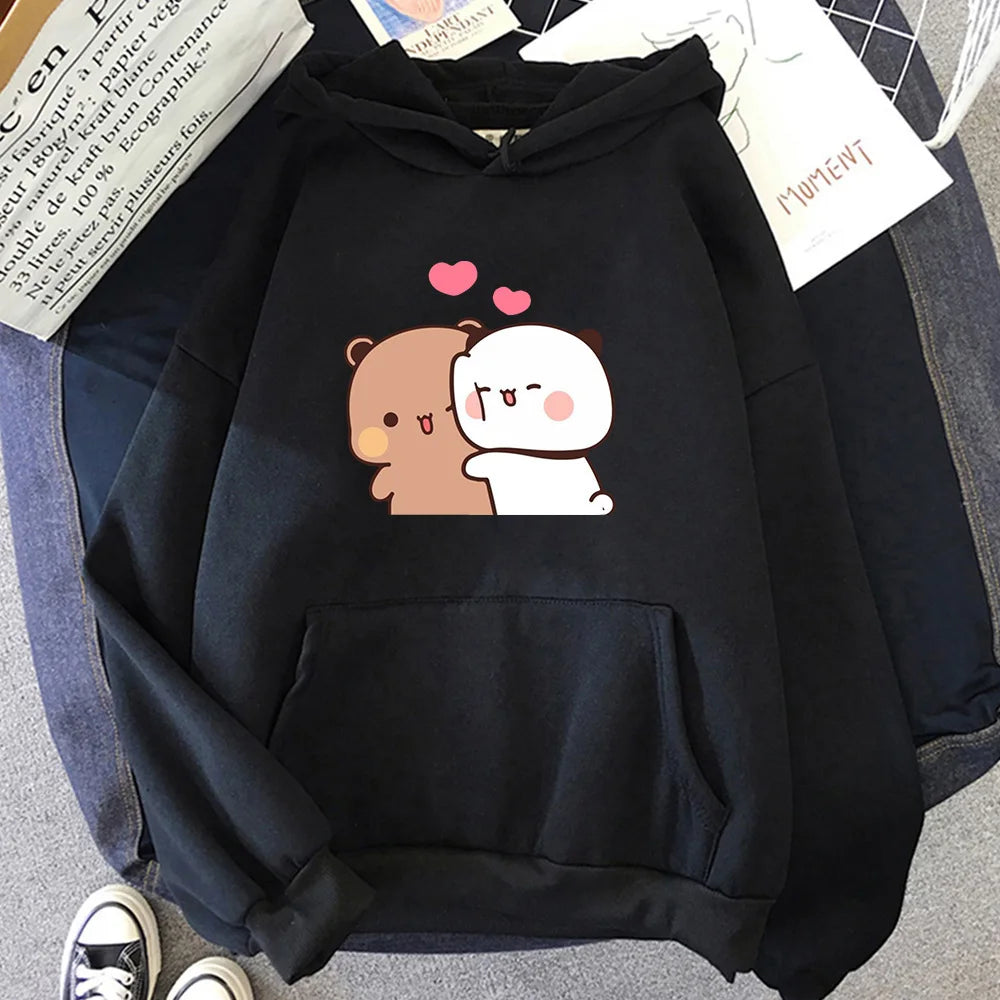 Noxwear - 2025 Spring and Autumn New Fabric and Dudu Anime Cute Hoodie Spring and Autumn Couple Casual Long Sleeve Hoodie