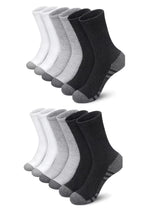 Noxwear - 12Pairs Men's Outdoor Gym Socks High Quality Comfortable Soft Ground-Gripping Football Large Size New Style