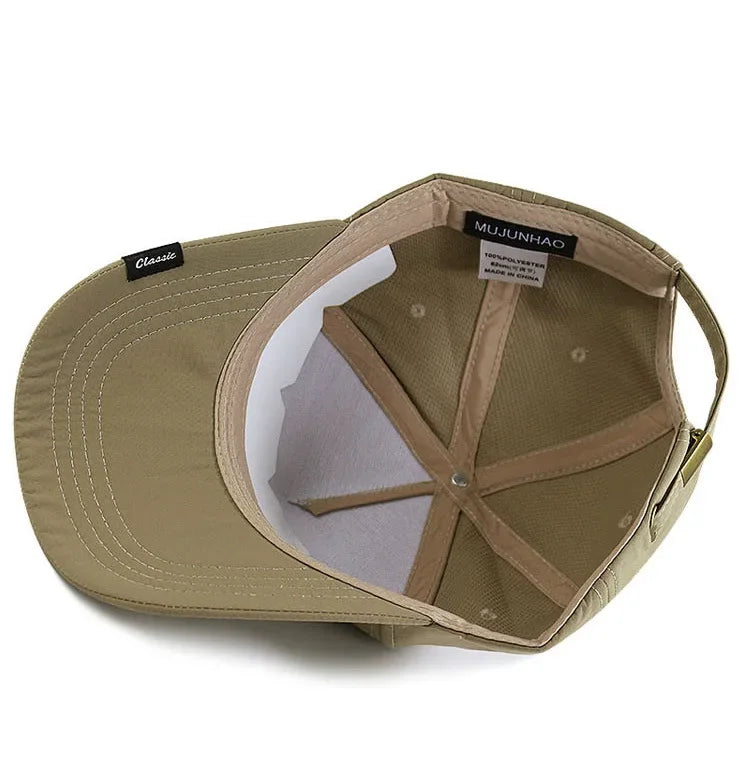Noxwear-Brand Oohmy Baseball Hat for Men and Women, Quick Dry Hard Top, High Crown, Sports Hip Hop Caps, Big Head, Outdoor,