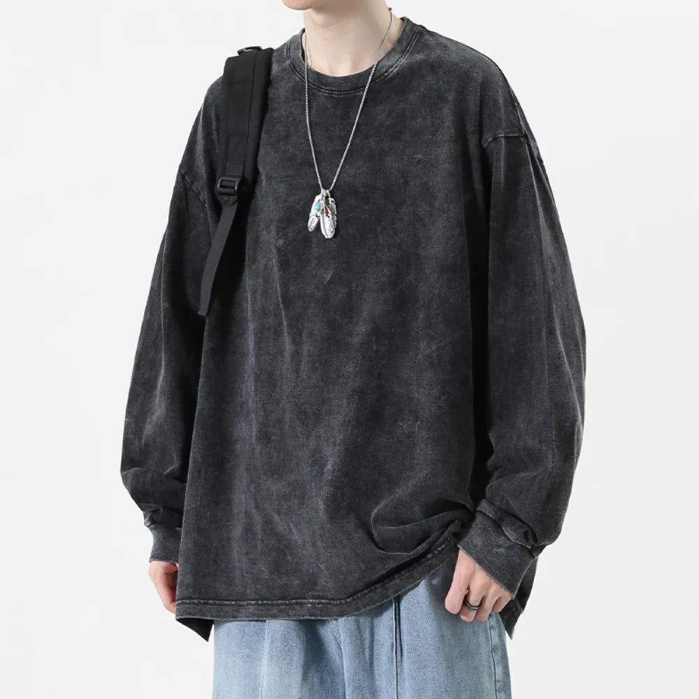 NoxWear - Retro Oversized Long Sleeve Tee