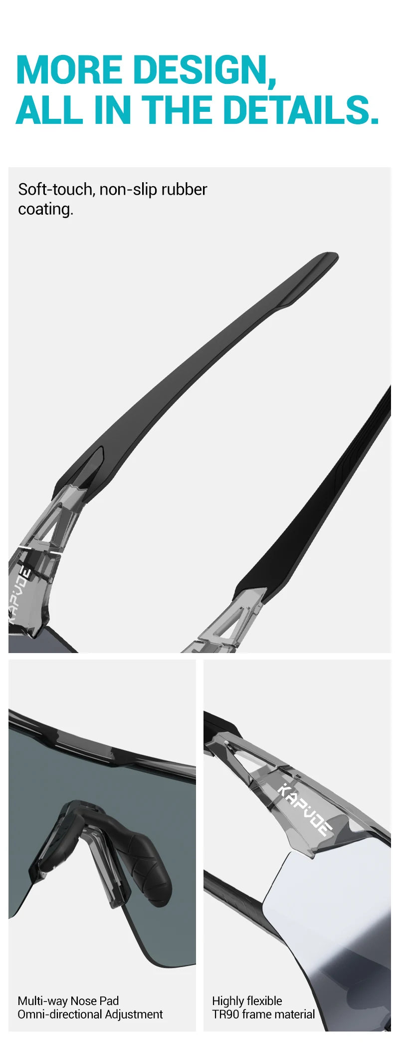 Noxwear - Kapvoe New Photochromic Cycling Sunglasses
