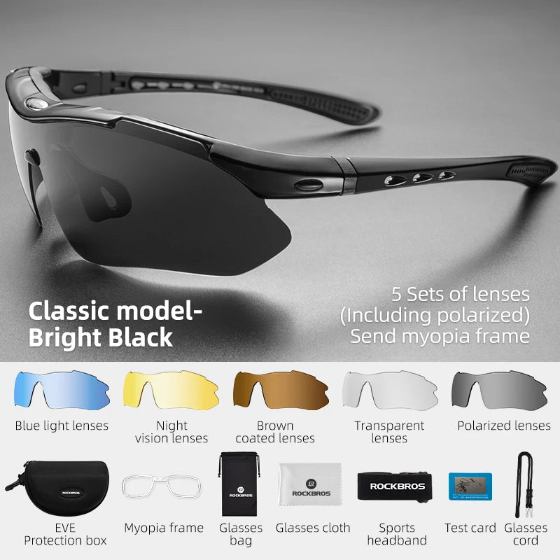 Noxwear - ROCKBROS Polarized Cycling Glasses