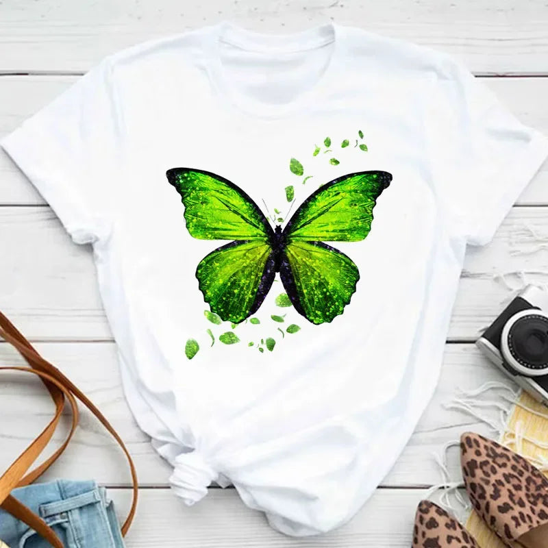 Noxwear - Butterfly Petal Graphic Tee