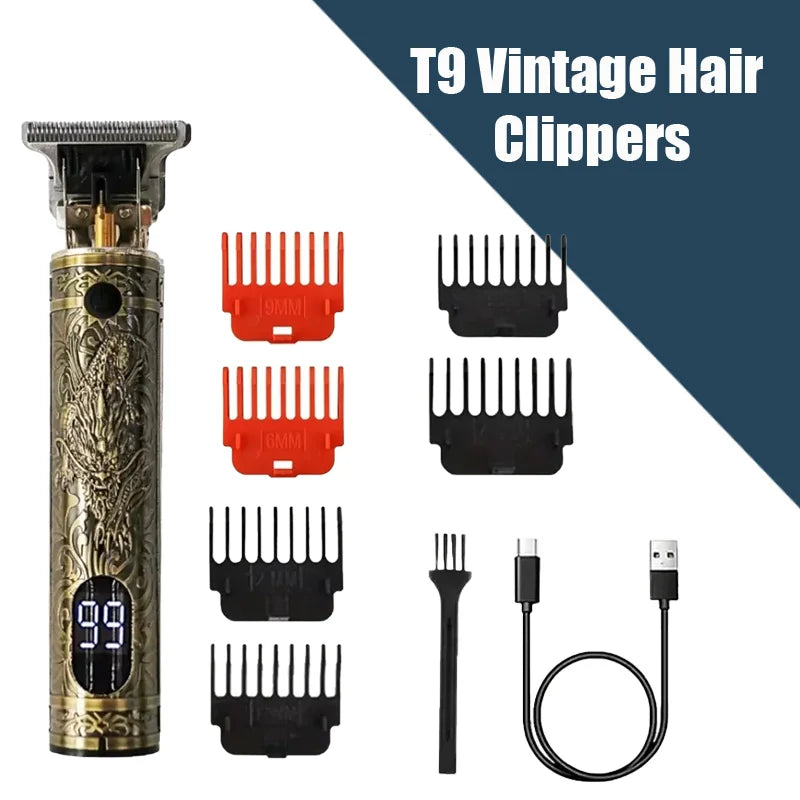 Noxwear - T9 Professional Hair Clipper/Accessories for Men | USB Fast Charging | Beard/Body/Hair Trimmer | Precision Electric Shaver