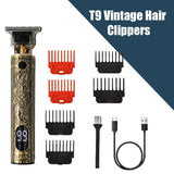 Noxwear - T9 Professional Hair Clipper/Accessories for Men | USB Fast Charging | Beard/Body/Hair Trimmer | Precision Electric Shaver