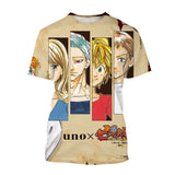 Noxwear - Summer Hot selling Anime Character Creative Design 3D Printing Cool and Personalized Fashion T-shirt