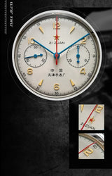 Noxwear - Men's watches 1963 pilot automatic watch 42mm waterproof retro quartz chronograph vintage dress watch