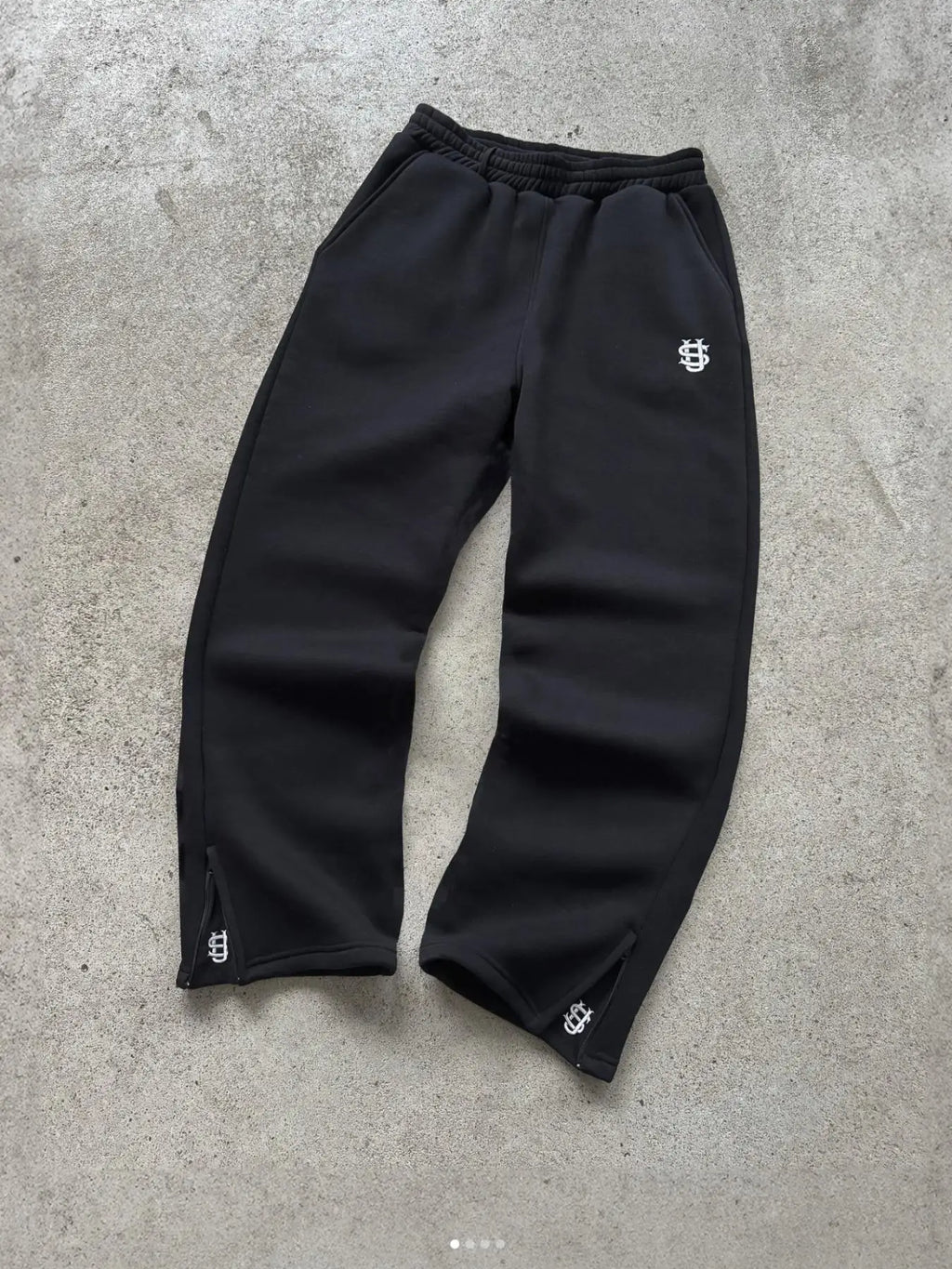 Noxwear - New Y2K Pants Personalized Pant Leg Zipper Embroidery Hip Hop Casual Joggers Men Pants Retro Straight Pants Tracksuit Streetwear