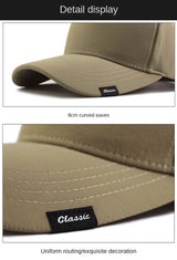 Noxwear-Brand Oohmy Baseball Hat for Men and Women, Quick Dry Hard Top, High Crown, Sports Hip Hop Caps, Big Head, Outdoor,