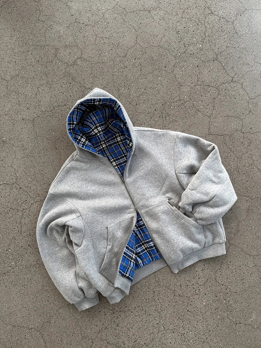 Noxwear - Luxury Reversible Plaid Hoodie