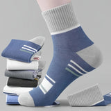 Noxwear - 10/5/3pairs Breathable Con Sports Stockings Men Bamboo Fiber Autumn and Winter Men Socks Sweat Absorption Deodorant.