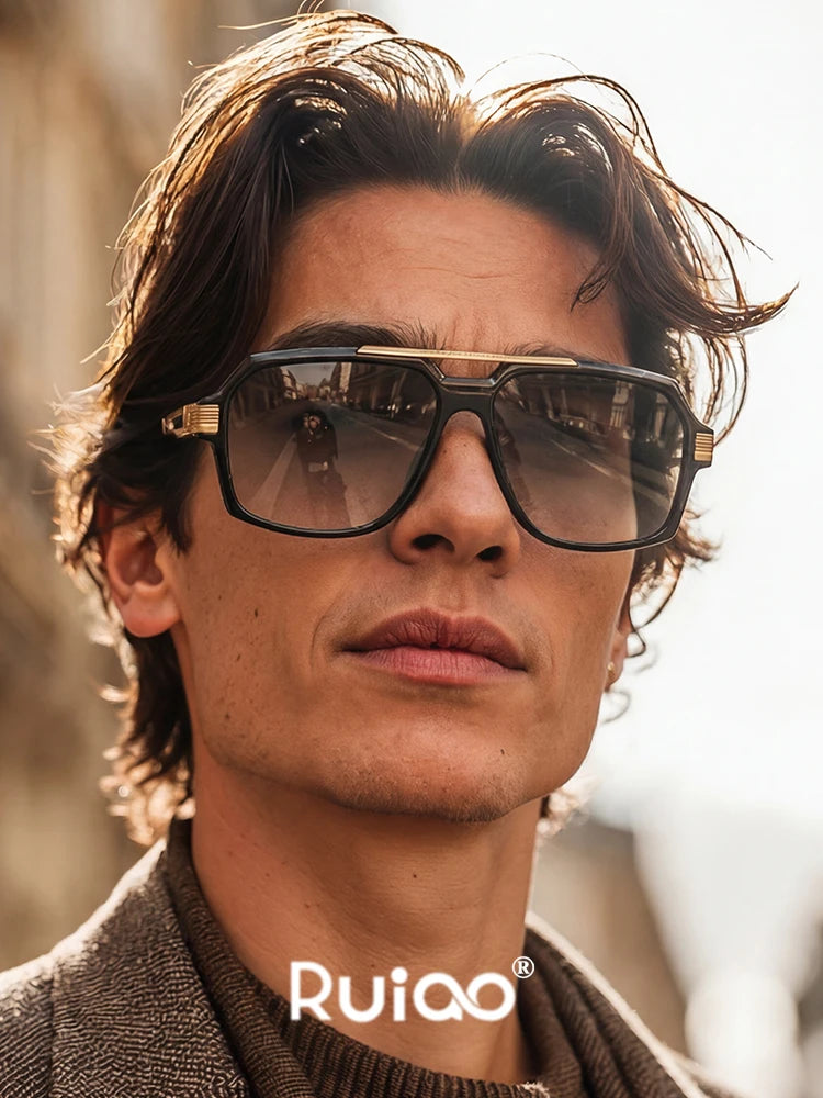 Noxwear - Ruiao Double-Bridge Pilot Sunglasses