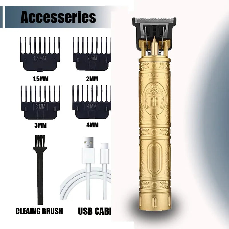 Noxwear - T9 Professional Hair Clipper/Accessories for Men | USB Fast Charging | Beard/Body/Hair Trimmer | Precision Electric Shaver